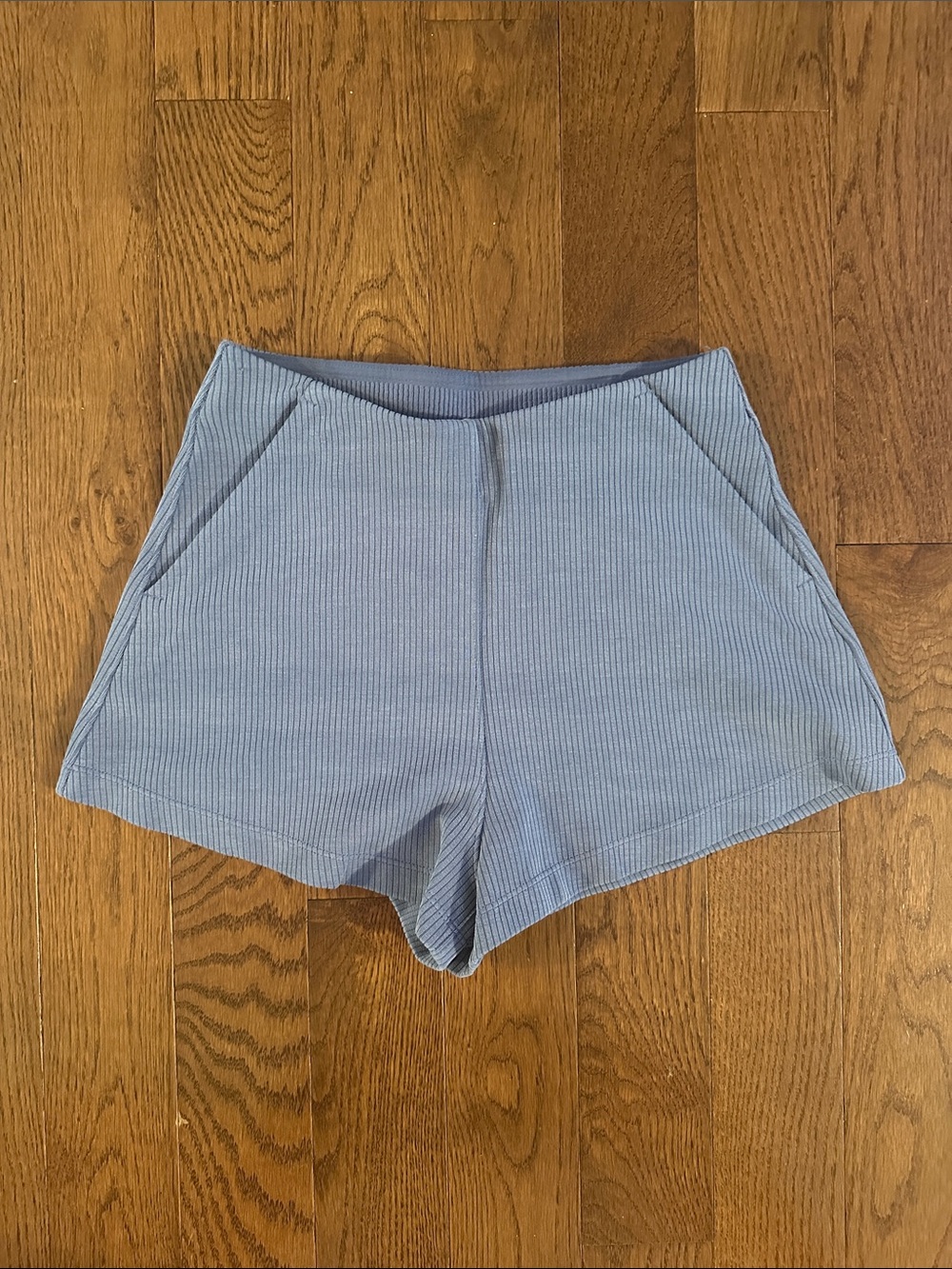 Lululemon Women’s Ribbed Light Blue Casual Shorts